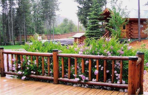 Silverwolf Log Chalets Coram Exterior foto